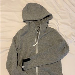 Heather gray orage fleece